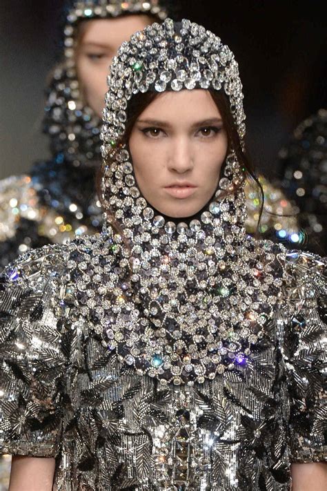 Sparkly Medieval Fashion Bejewelled Crystal Knight Armour Dolce