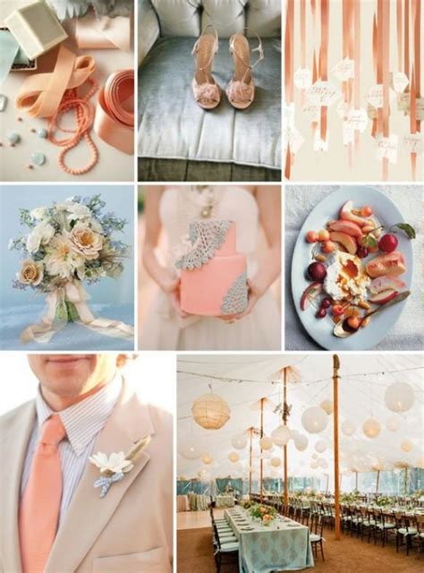 Peach Wedding Peach Wedding Color Palettes 798581 Weddbook
