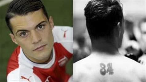 Granit xhaka was born in basel, switzerland and currently plays for arsenal. Granit Xhaka might regret tattoo after being handed ...