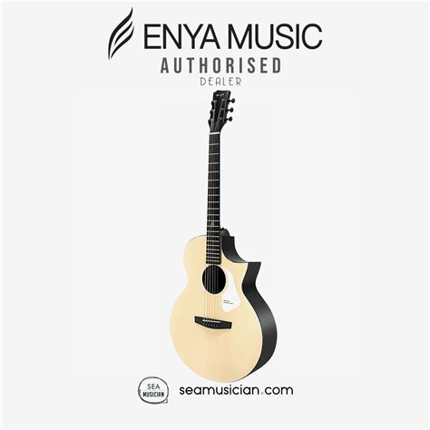 Enya Nova G Series Acoustic Guitar Color Natural Wt1 Eq And Bag I
