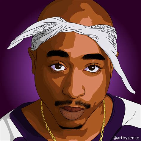 Rapper Vector Tupac Shakur Vector Cartoon Tupac Clipart 762880 Is A