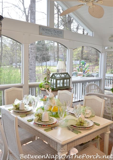 Spring Easter Table Setting With Spode Emmas Garland And Bunny
