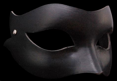 Black Leather Eye Mask Lady Leather Venetian Eye Mask Venetian Mask Society