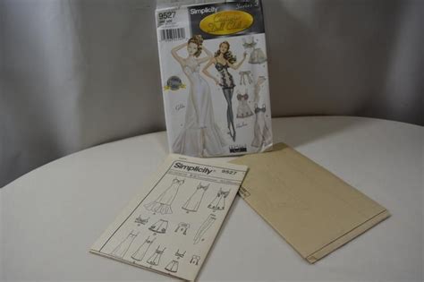 Uncut Simplicity 9527 Pattern Couturier Doll Clothes Sexy Etsy Australia Nightgown Pattern