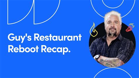 Guy S Restaurant Reboot Recap Restaurant Trends To Look Out For Youtube