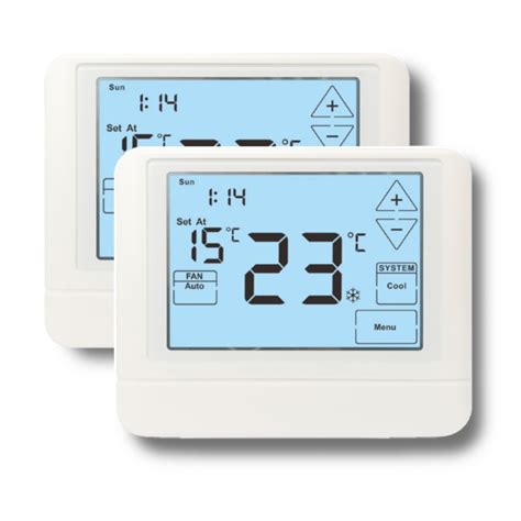 Weekly Programmable HVAC Thermostat Touch Button Digital Room Thermostat