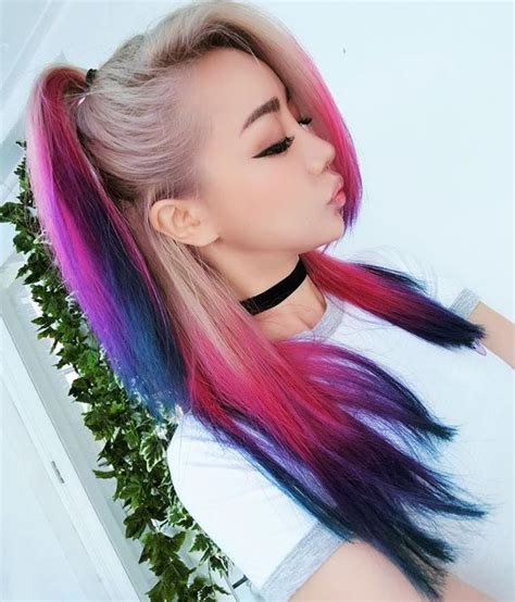 Split Dyed Hair Anime Hair Trends 2020 Hairstyles And