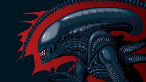 Alien Illustration Xenomorph Aliens Artwork Hd Wallpaper Wallpaper