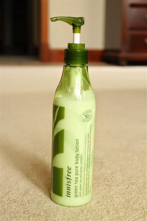 Jenny Zhu Review Innisfree Green Tea Pure Body Lotion