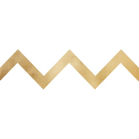 Gold Metallic Zig Zag 13214707 Png