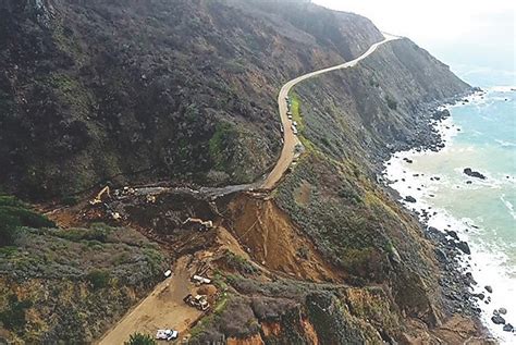 Destroyed Highway 1 In Big Sur Could Reopen By Summer The Pajaronian