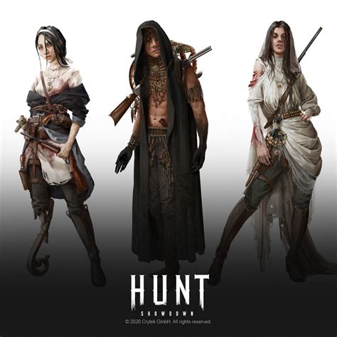 Artstation Hunt Showdown Legendary Hunters Unused Concepts