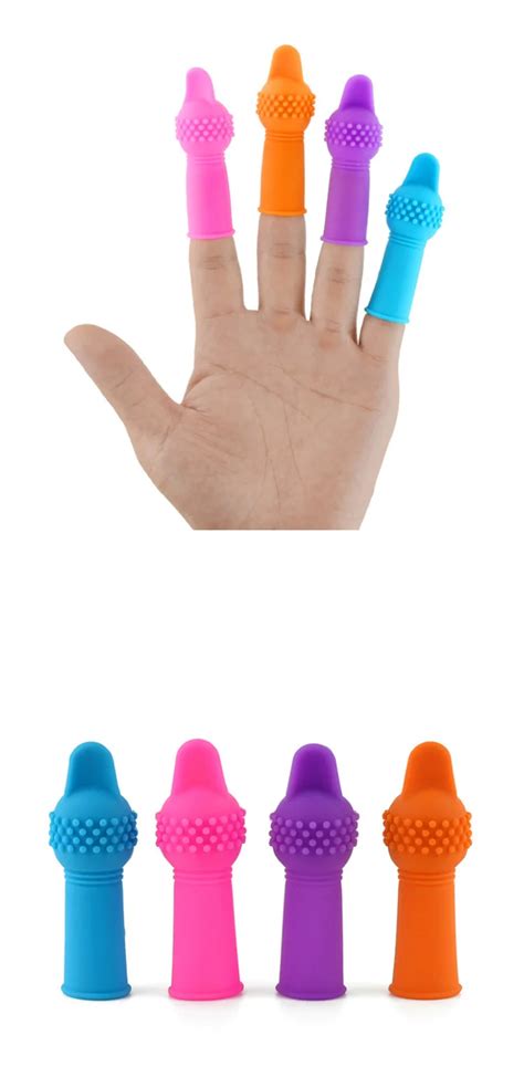 Mini Finger Vibrator Finger Toy Vibrating Finger Sleeve For Women In