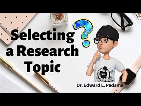 Selecting A Research Topic Ppt Youtube