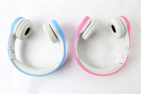 Blue And Pink Headphones 2 Pieces Property Room