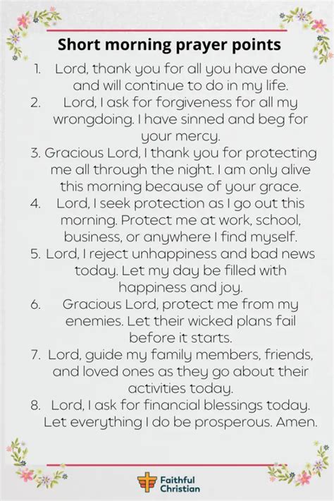 Morning Prayers To Start The Day With Bible Verses