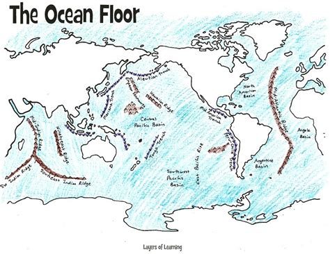 Mapping The Ocean Floor Freebie And Unit Study