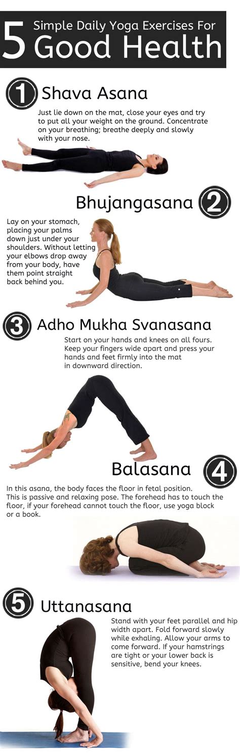 Daily Yoga Asanas For Good Health YogaWalls