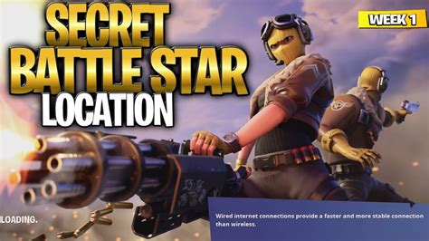 Week 1 Secret Battle Star Location Guide Fortnite Find The Secret