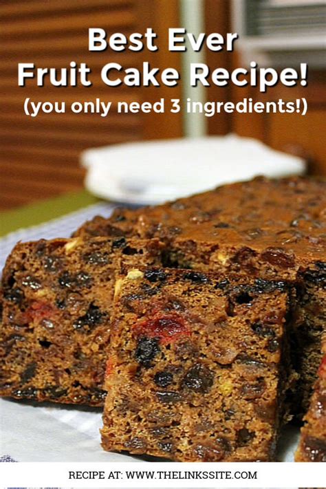 It is so moist, not like store bought fruit cakes. This is the best fruit cake recipe that I have ever found ...