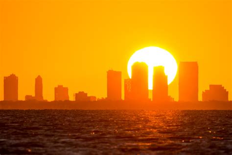 Tampa Sunrise Taken This Morning Near The Howard Frankland Flickr