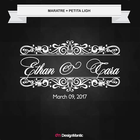 Don't make the mistake of pairing fonts that simply aren't meant to go together. Wedding Font Pairings | DesignMantic: The Design Shop