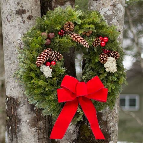 Original Maine Balsam Fir Christmas Wreath Fresh Wreath