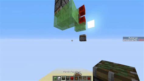 Minecraft 18 Fly Machine Up Slime Block Youtube