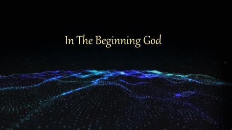 IN THE BEGINNING GOD GOLDEN EAGLE FILMS - YouTube