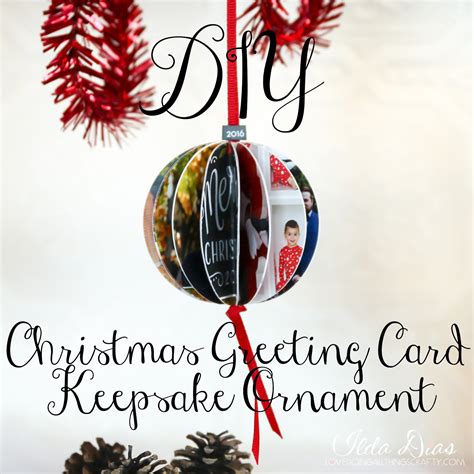 I Love Doing All Things Crafty Diy Christmas Greeting Card Keepsake