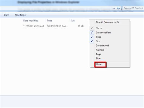 Displaying File Properties In Windows Explorer Hawk Ridge Systems Support