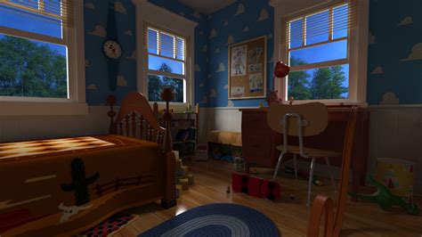 Andys Room Complete 3d Model Ph