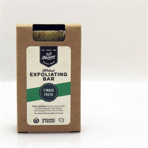 Stellar essentials exfoliating bar soap trio hemp + coffee + shea 10 oz bars. Timber Fresh Exfoliating Soap Bar - Henna Color Lab ...