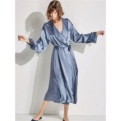 Mulberry Silk Long Robes For Women