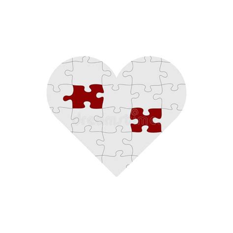 put together heart puzzle pieces stock illustrations 52 put together heart puzzle pieces stock