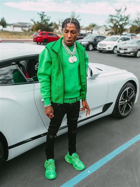 Youngboy Nba Steps Out In A Green Bottega Veneta And Balenciaga Fit Inc