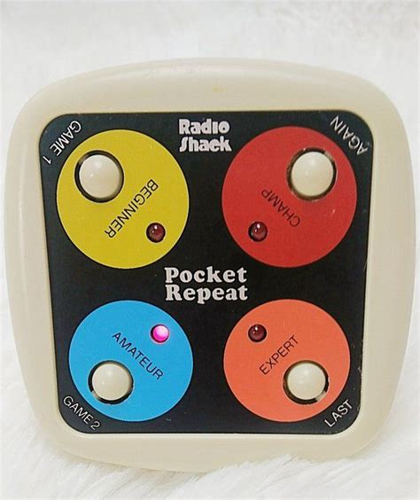 Vintage Radio Shack Pocket Repeat Game 1980s Hand Held Electronic