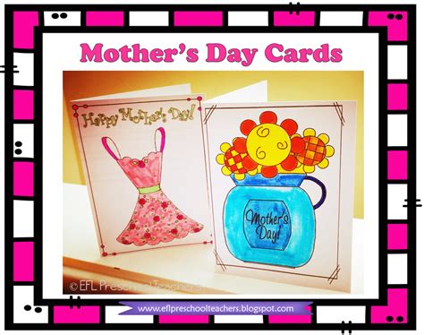 Mother´s Day Activities For Preschool And Elementary Esl Mothers Day Activities Mothers Day