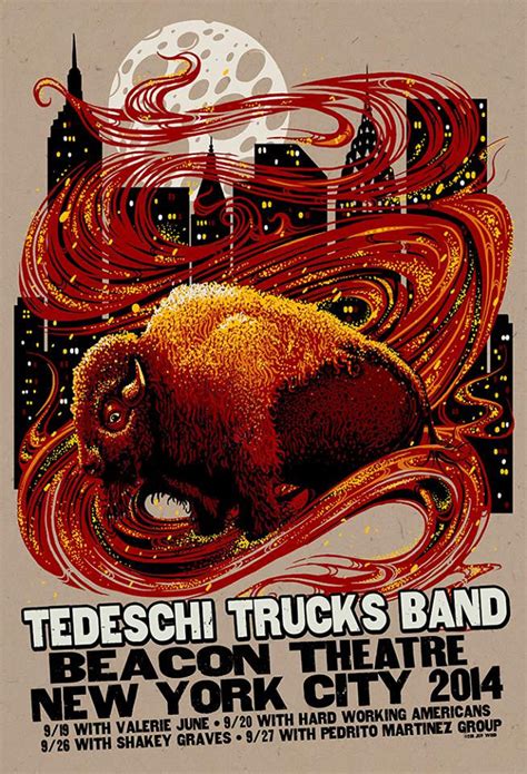 2014 Tedeschi Trucks Band Beacon Zen Dragon Gallery