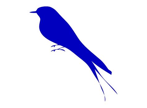 Free Blue Bird Silhouette Download Free Blue Bird Silhouette Png