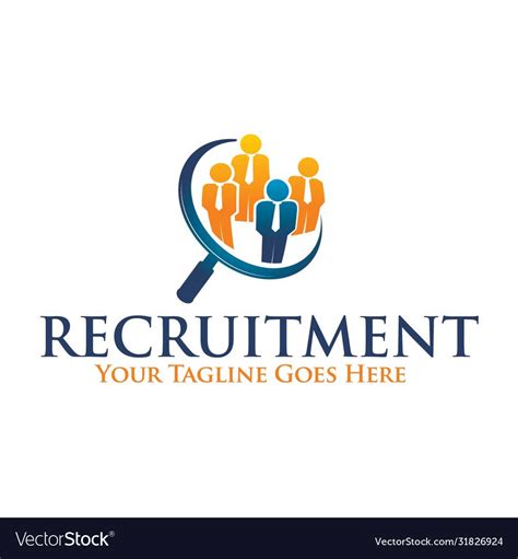 Recruitment Logo Royalty Free Vector Image Vectorstock