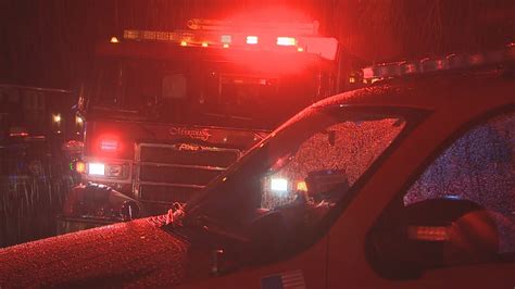 Dozens Of Firefighters Battle Blaze At Ketchum House