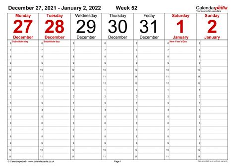Calendar 2021 Showing The Number Of Days 1 To 365 Printable Calendar