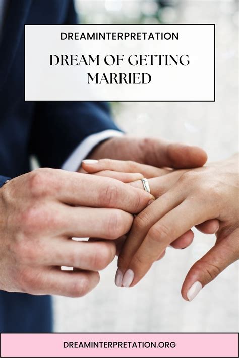 Dream Of Getting Married Interpretation And Spiritual Meaning