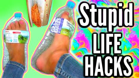 Stupid Life Hacks That Actually Work! - YouTube