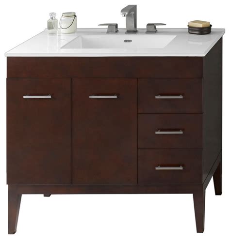 Free shipping on orders over $35. Ronbow 36" Venus Solid Wood Vanity Set With Ceramic Sink ...