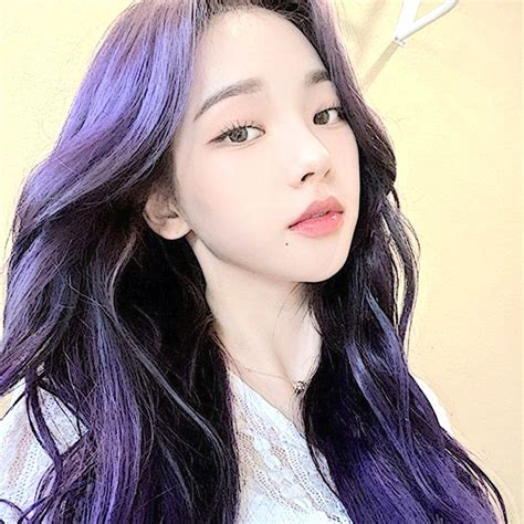 💭៸៸ Karina Icon Hair Icon Purple Hair Karina