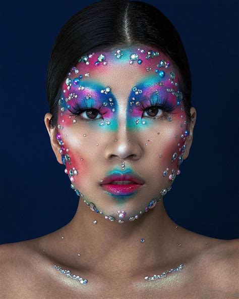 Avant Garde Makeup By Cindy On Instagram Cosmic Glitter Euphoria