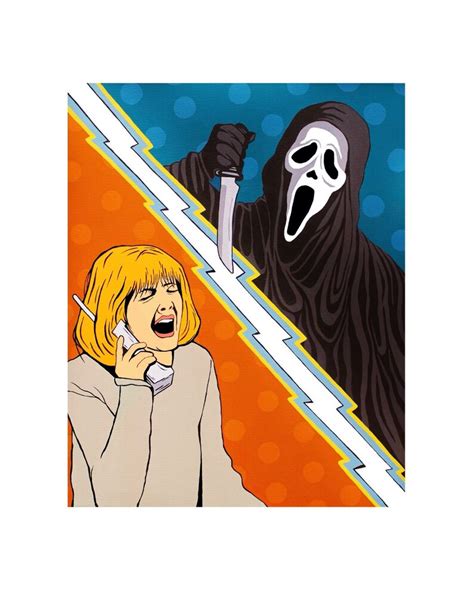 Horror Pop Art Print Scream Etsy