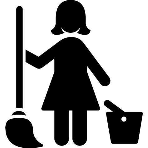 Cleaning Lady Vector Svg Icon Svg Repo